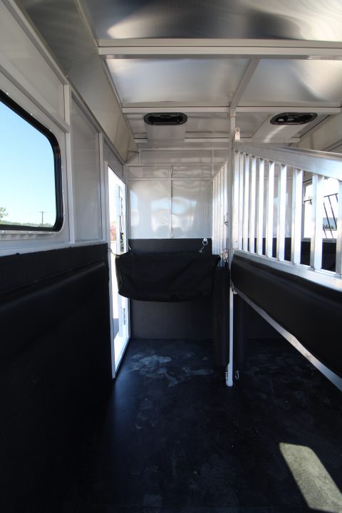 New 2027 Trails West Royale Plus Warmblood 2 Horse Trailer - Grey Paint - 2 Escape Doors - No Mangers