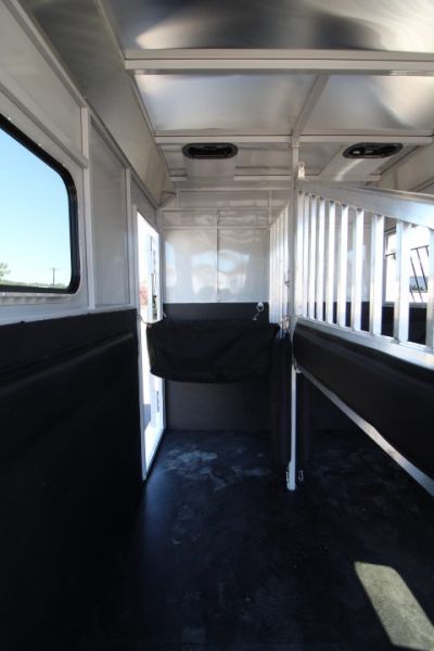 New 2027 Trails West Royale Plus Warmblood 2 Horse Trailer - Grey Paint - 2 Escape Doors - No Mangers