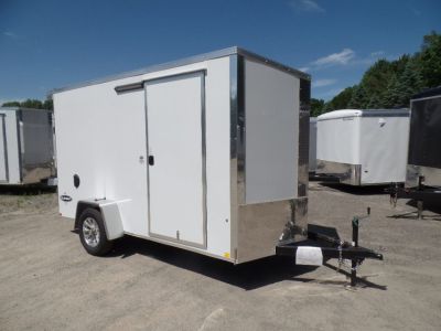 New 2027 Look Trailers White 6X12 Element Model Cargo / Enclosed Trailer