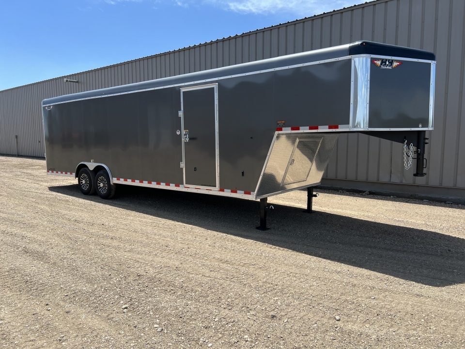New 2026 H&H Trailers 26 Gooseneck Cargo / Enclosed Trailer