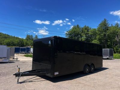 New 2026 Spartan 8.5x22 Flat Front w/Cast Corners - 7' interior height / Ext. Tongue/ Blackout/ Polycore Exterior - 9990GVW