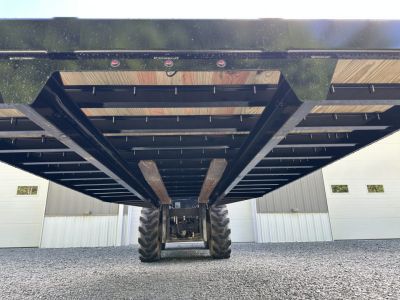 New SH Truck Bodies PB9600-09 Truck Bed Wood Floor Stake Body 84'' CA DRW