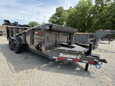 New 2026 Diamond C LPT 210 Dump Trailer, PACESETTER EDITION, HYD JACK, 7GA FLOOR, FORK HOLDERS, 32” SIDES, 23K GVWR