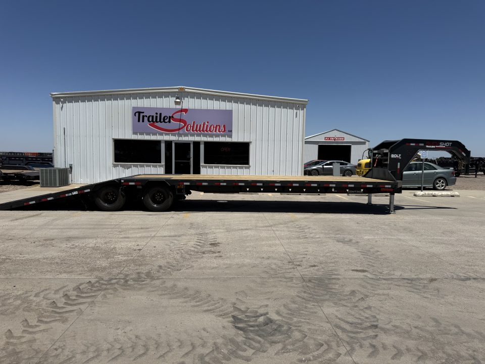 New 💥 NEW 2026 BUCKSHOT 102" X 36' GOOSENECK HYDRAULIC DOVETAIL FLATBED EQUIPMENT TRAILER 💥