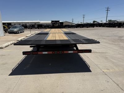 New 💥 NEW 2026 BUCKSHOT 102" X 36' GOOSENECK HYDRAULIC DOVETAIL FLATBED EQUIPMENT TRAILER 💥