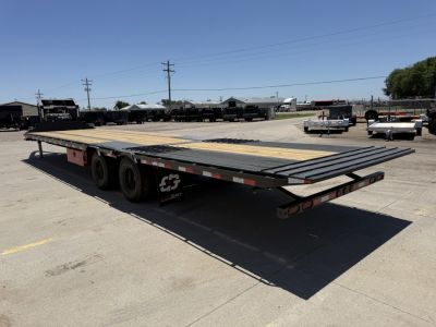 New 💥 NEW 2026 BUCKSHOT 102" X 36' GOOSENECK HYDRAULIC DOVETAIL FLATBED EQUIPMENT TRAILER 💥