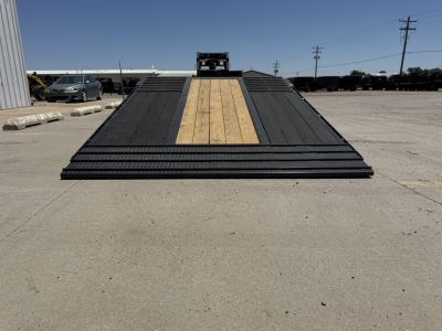 New 💥 NEW 2026 BUCKSHOT 102" X 36' GOOSENECK HYDRAULIC DOVETAIL FLATBED EQUIPMENT TRAILER 💥