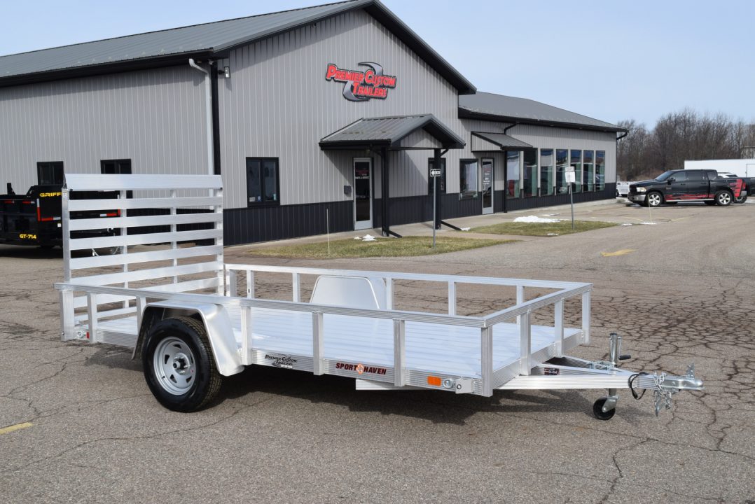 New 2026 Sport Haven 6x12 Aluminum Utility Trailer