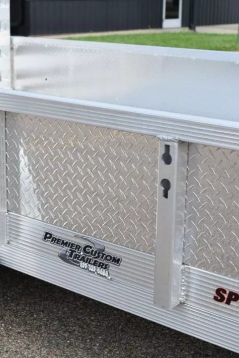 New SPORT HAVEN 6x12 DELUXE SERIES UTILITY TRAILER w/ ATP SIDES AND BI-FOLD RAMP GATE