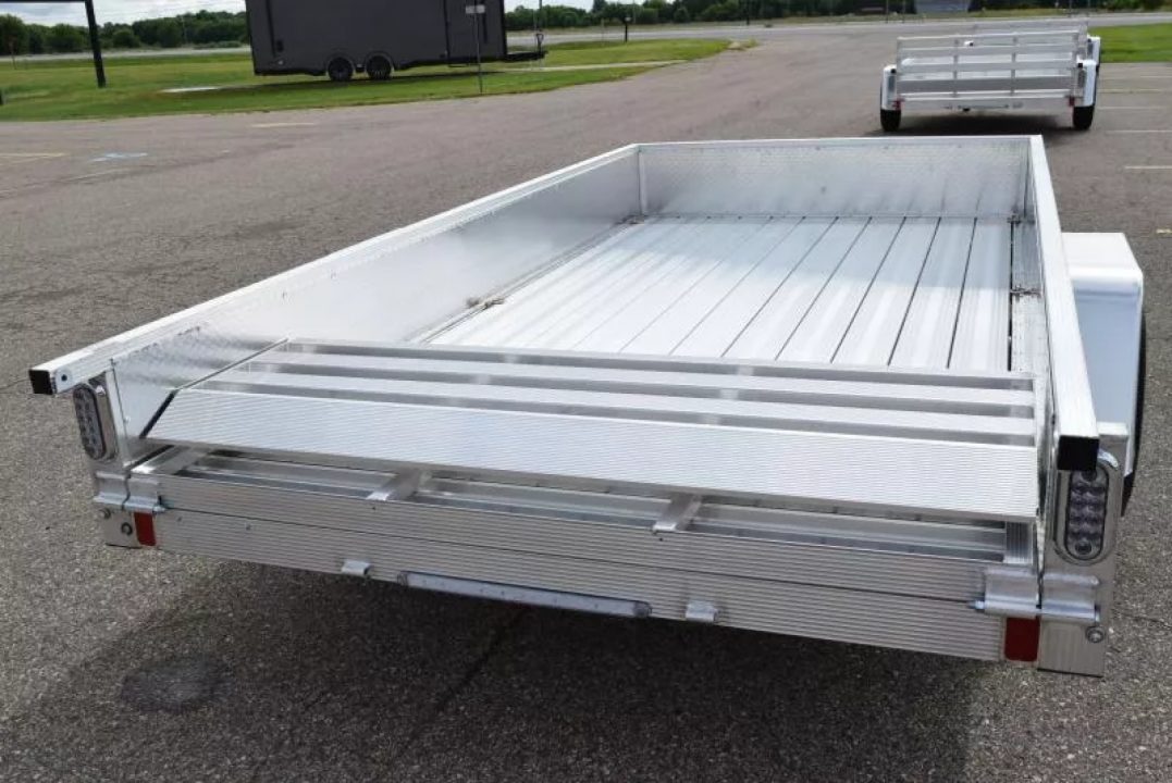New SPORT HAVEN 6x12 DELUXE SERIES UTILITY TRAILER w/ ATP SIDES AND BI-FOLD RAMP GATE