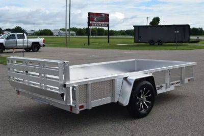 New SPORT HAVEN 6x12 DELUXE SERIES UTILITY TRAILER w/ ATP SIDES AND BI-FOLD RAMP GATE
