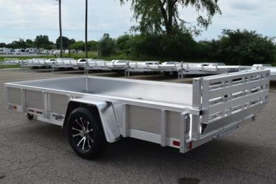 New SPORT HAVEN 6x12 DELUXE SERIES UTILITY TRAILER w/ ATP SIDES AND BI-FOLD RAMP GATE