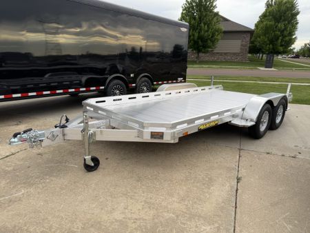 New 2027 Aluma 7816TA-EL-R-RTD Utility Trailer