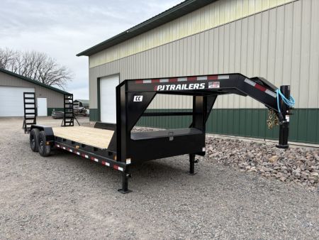 New 2027 24' 14k PJ GN 6  Channel Equipment Trailer