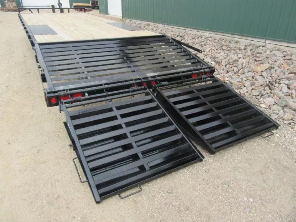 New 2027 22' x 8" 14k PJ I-beam Deckover Trailer