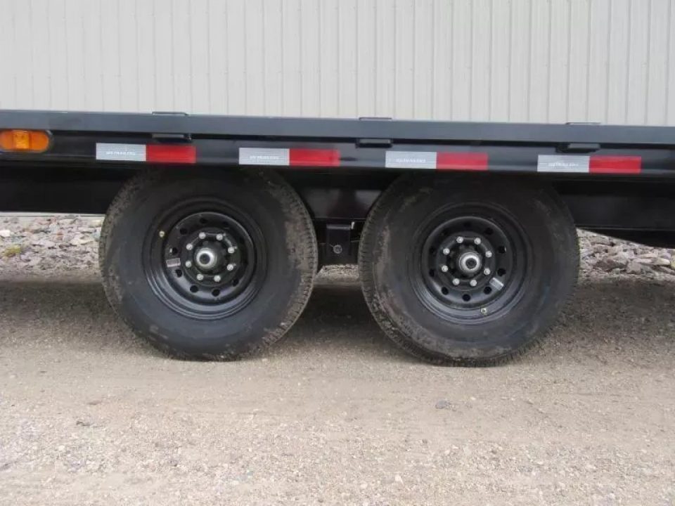 New 2027 22' x 8" 14k PJ I-beam Deckover Trailer