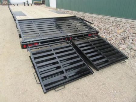 New 2027 22' x 8" 14k PJ I-beam Deckover Trailer