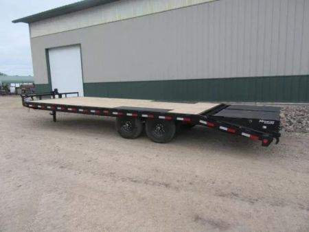 New 2027 22' x 8" 14k PJ I-beam Deckover Trailer