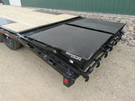 New 2027 22' x 8" 14k PJ I-beam Deckover Trailer