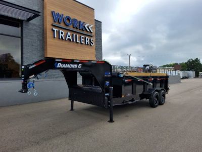 New 2026 Diamond C Trailers LPT210-GN-PACESET Dump Trailer