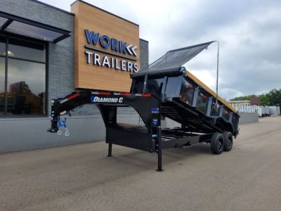 New 2026 Diamond C Trailers LPT210-GN-PACESET Dump Trailer