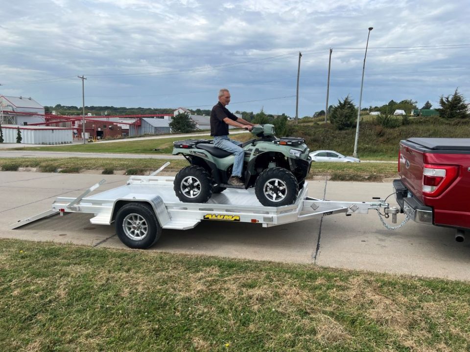 New 2027 Aluma 7712H-S-TG Utility Trailer