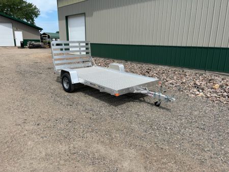 New 2026 76 x12' Bear Track Aluminum Utility Trailer - Poly Floor