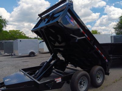 New 2026 Hawke Trailers 6X10TA 10K Low Profile Scissor Dump Trailer