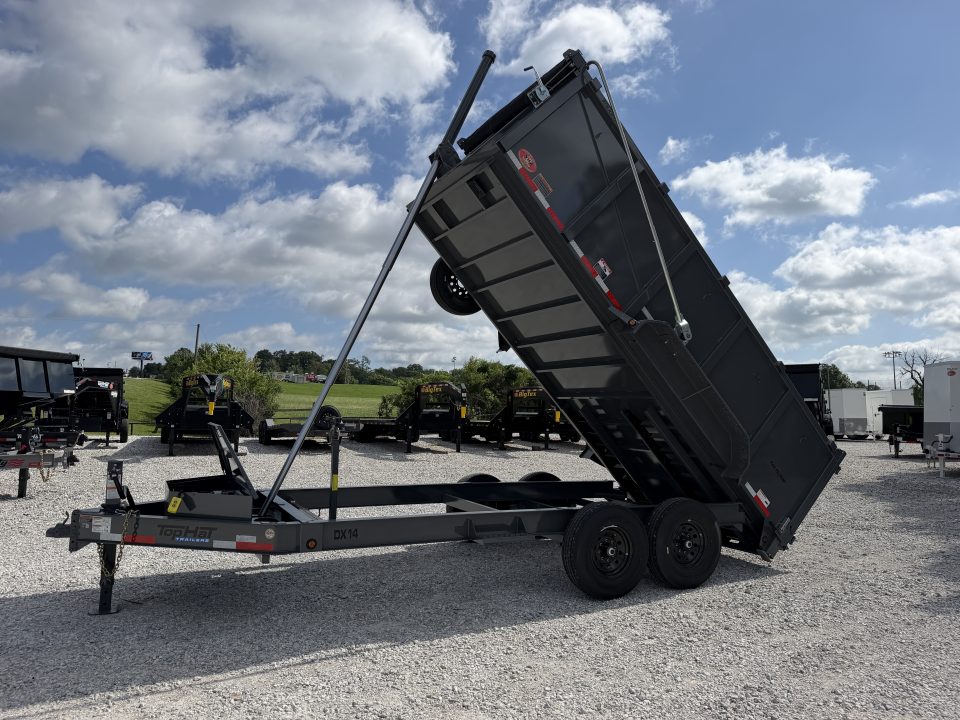 New 2026 Top Hat DX14-16X83 (4FT SIDES ) TELESCOPIC Dump Trailer