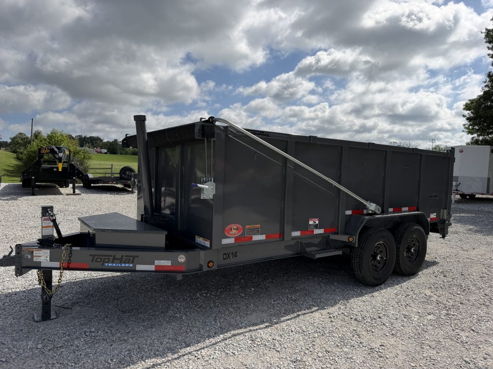 New 2026 Top Hat DX14-16X83 (4FT SIDES ) TELESCOPIC Dump Trailer