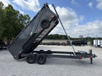 New 2026 Top Hat DX14-16X83 (4FT SIDES ) TELESCOPIC Dump Trailer