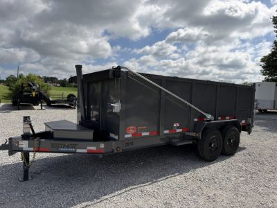 New 2026 Top Hat DX14-16X83 (4FT SIDES ) TELESCOPIC Dump Trailer