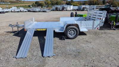 New 2027 Aluma 6'9" x 14 Heavy SR Aluminum Utility Trailer w/ 4400# Braking Axle!