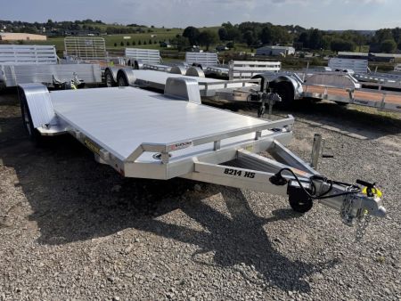 New 2027 Aluma 6'10  x 14' HD Single Axle Utility Trailer w/ Underbody Ramps