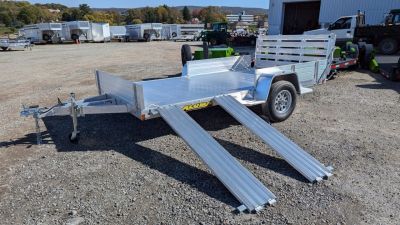 New 2027 Aluma 6'9  x 15 Heavy SR Aluminum Utility Trailer w/ 4400# Braking Axle!