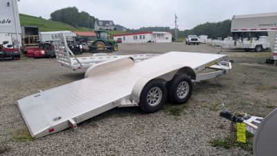 New 2027 Aluma 16' (20  Stationary + 16' TILT) Tilt Car Hauler Trailer