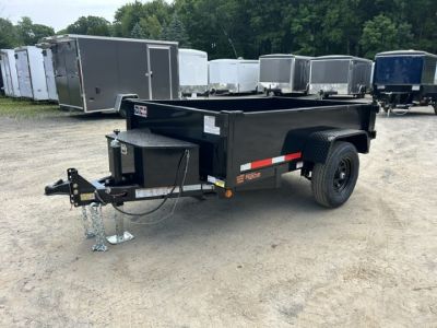 New 2026 Quality Steel and Aluminum 5X8 single axle 6,000 lb. GVWR Dump Trailer