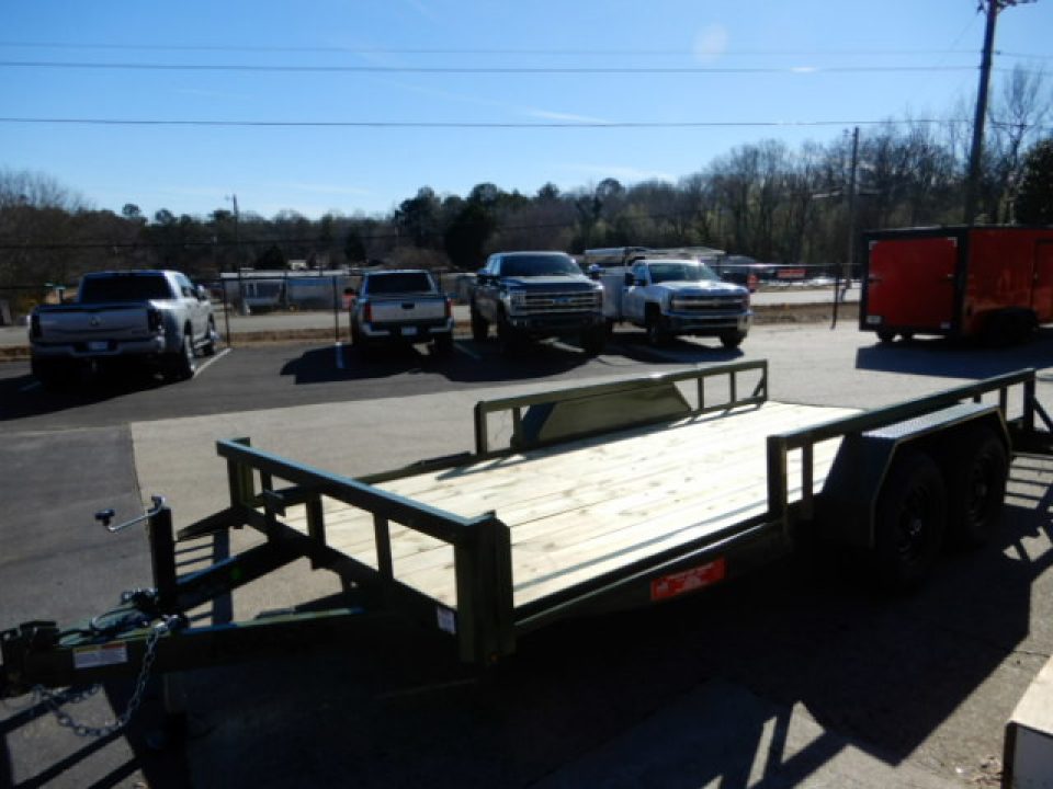 New 2026 Anderson 7x16' Heavy Duty Landscape, Ramp Gate, Side Ramps