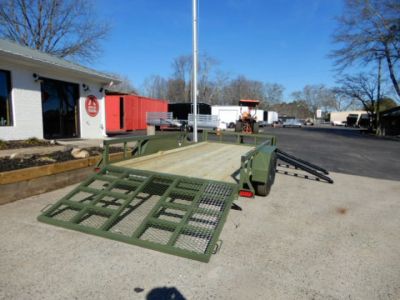 New 2026 Anderson 7x16' Heavy Duty Landscape, Ramp Gate, Side Ramps