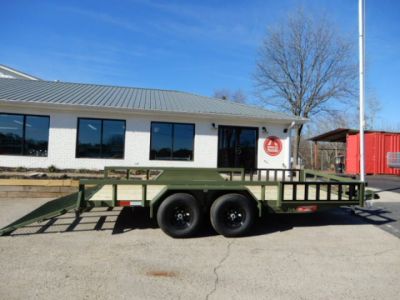New 2026 Anderson 7'x16' Landscape, Gate Ramp & Side Ramp, 7800# Payload