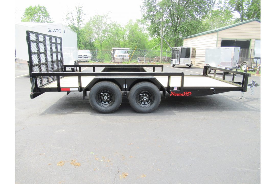New 2026 Anderson 7x16 Heavy Duty Landscape, 9950 GVWR, Ramp Gate, Side Ramps