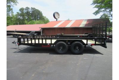 New 2026 Anderson 7x16 Heavy Duty Landscape, 9950 GVWR, Ramp Gate, Side Ramps