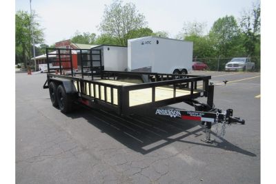 New 2026 Anderson 7x16 Heavy Duty Landscape, 9950 GVWR, Ramp Gate, Side Ramps