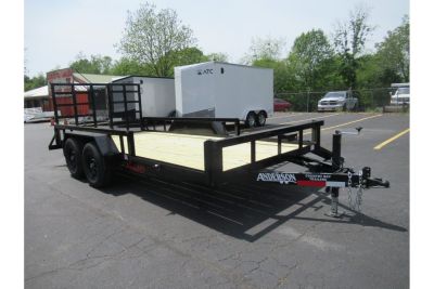 New 2026 Anderson 7x16 Heavy Duty Landscape, 9950 GVWR, Ramp Gate, Side Ramps