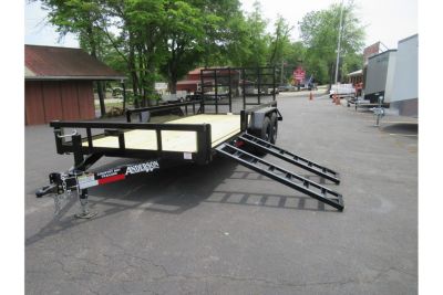 New 2026 Anderson 7x16 Heavy Duty Landscape, 9950 GVWR, Ramp Gate, Side Ramps