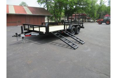 New 2026 Anderson 7x16 Heavy Duty Landscape, 9950 GVWR, Ramp Gate, Side Ramps