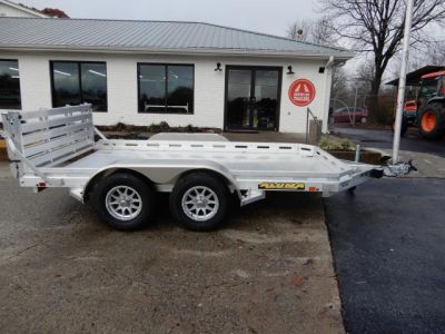 New 2027 Aluma 78"x12' Utility, 7" Sides, Bi-Fold Tailgate 7812BT