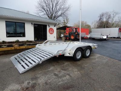 New 2027 Aluma 78"x12' Utility, 7" Sides, Bi-Fold Tailgate 7812BT