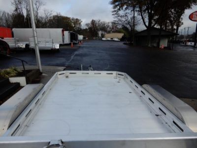 New 2027 Aluma 78"x12' Utility, 7" Sides, Bi-Fold Tailgate 7812BT