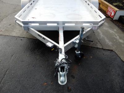 New 2027 Aluma 78"x12' Utility, 7" Sides, Bi-Fold Tailgate 7812BT